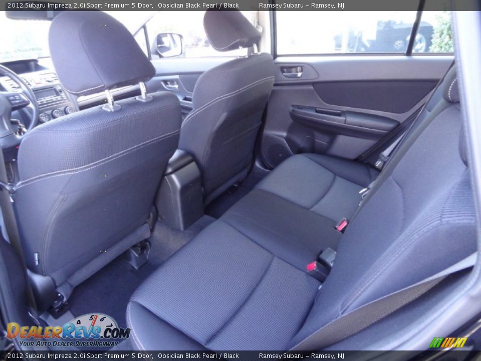 Rear Seat of 2012 Subaru Impreza 2.0i Sport Premium 5 Door Photo #17