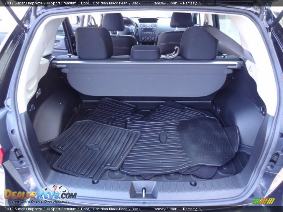 2012 Subaru Impreza 2.0i Sport Premium 5 Door Trunk Photo #19
