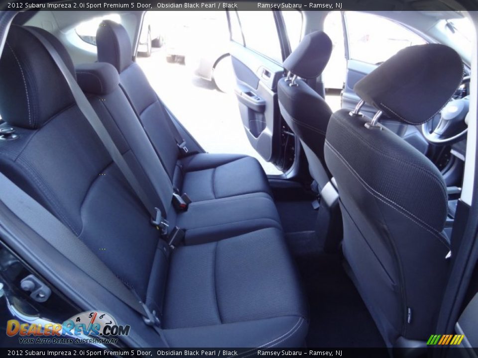 Rear Seat of 2012 Subaru Impreza 2.0i Sport Premium 5 Door Photo #23