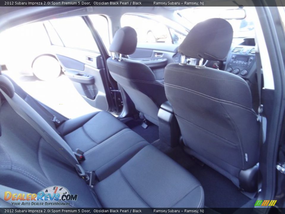 Rear Seat of 2012 Subaru Impreza 2.0i Sport Premium 5 Door Photo #24