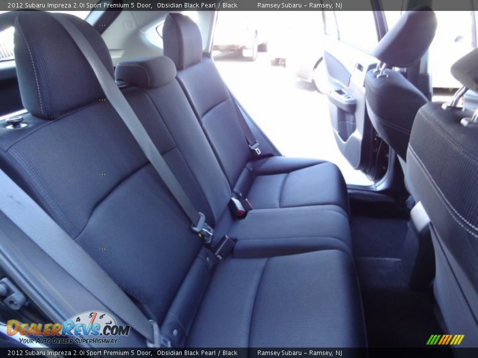 Rear Seat of 2012 Subaru Impreza 2.0i Sport Premium 5 Door Photo #25
