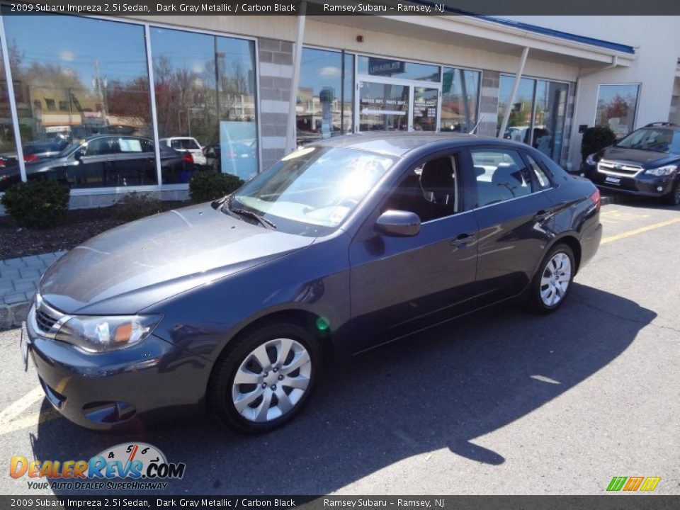 2009 Subaru Impreza 2.5i Sedan Dark Gray Metallic / Carbon Black Photo #2