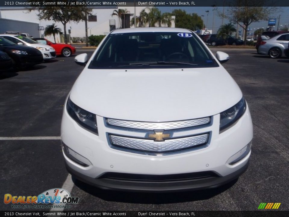 2013 Chevrolet Volt Summit White / Jet Black/Ceramic White Accents Photo #2