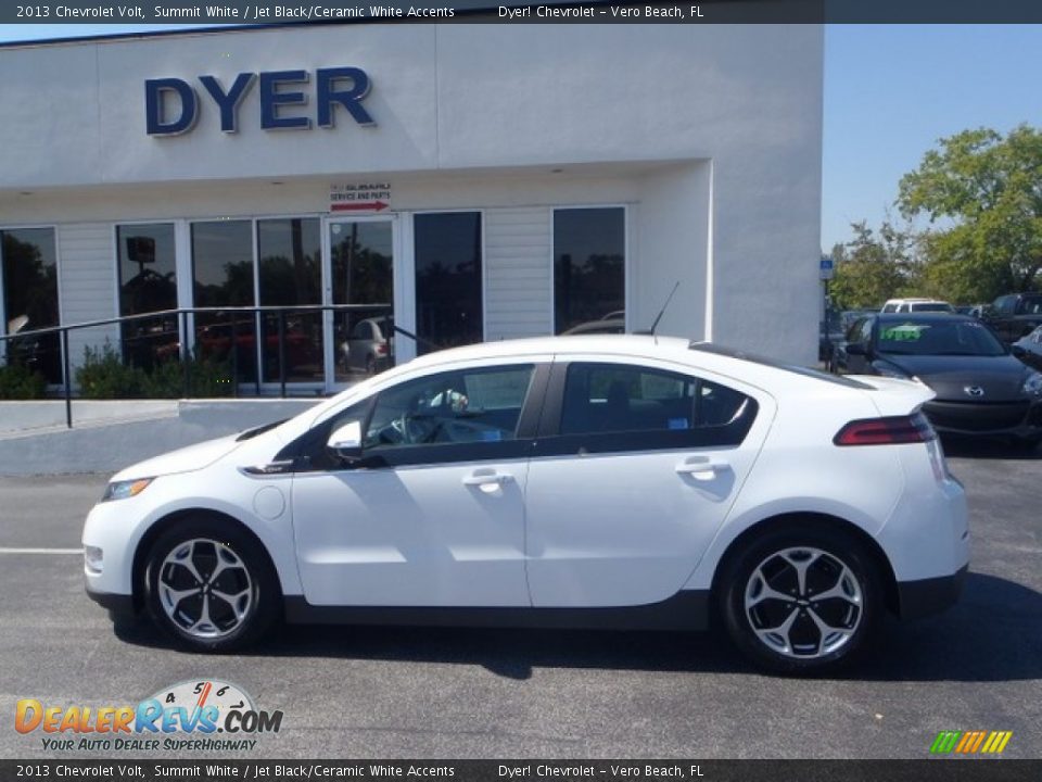 2013 Chevrolet Volt Summit White / Jet Black/Ceramic White Accents Photo #3
