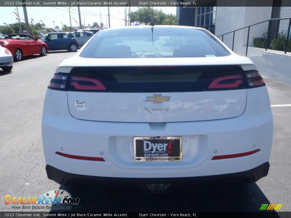 2013 Chevrolet Volt Summit White / Jet Black/Ceramic White Accents Photo #5