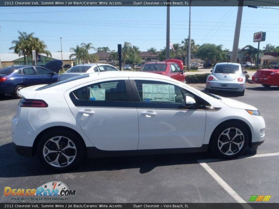 2013 Chevrolet Volt Summit White / Jet Black/Ceramic White Accents Photo #6