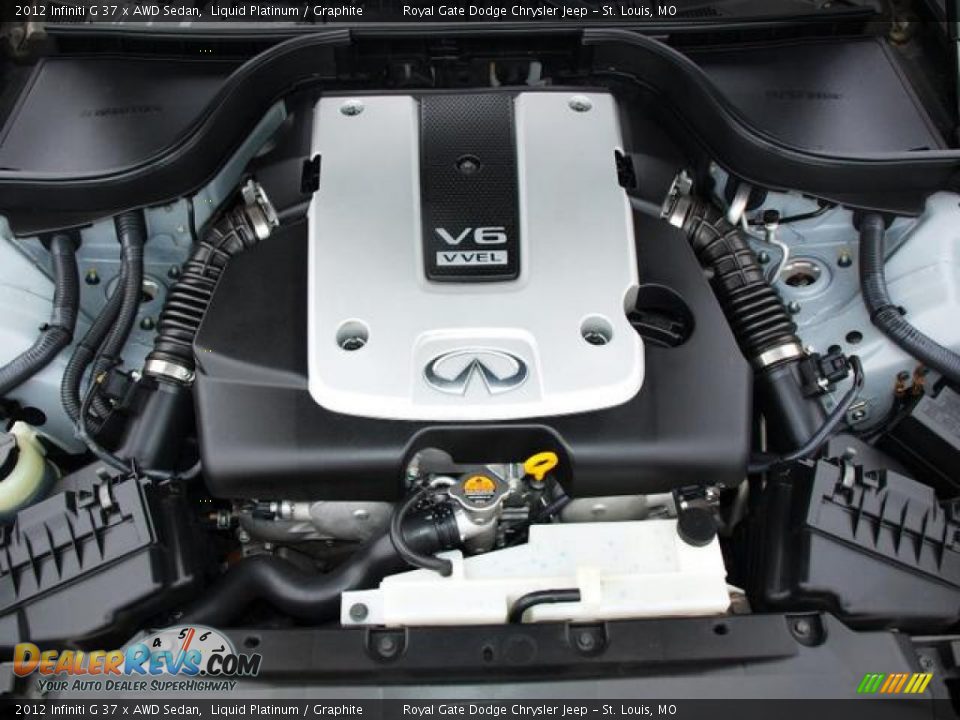 2012 Infiniti G 37 x AWD Sedan Liquid Platinum / Graphite Photo #7