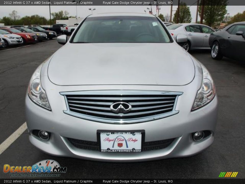 2012 Infiniti G 37 x AWD Sedan Liquid Platinum / Graphite Photo #8