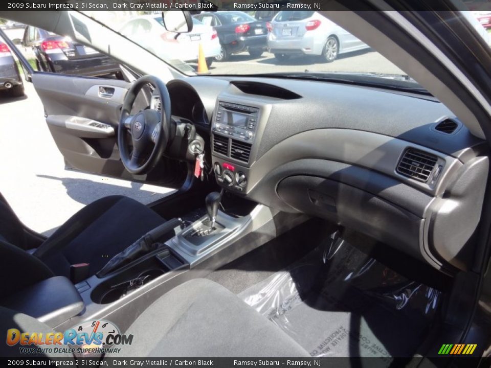2009 Subaru Impreza 2.5i Sedan Dark Gray Metallic / Carbon Black Photo #19