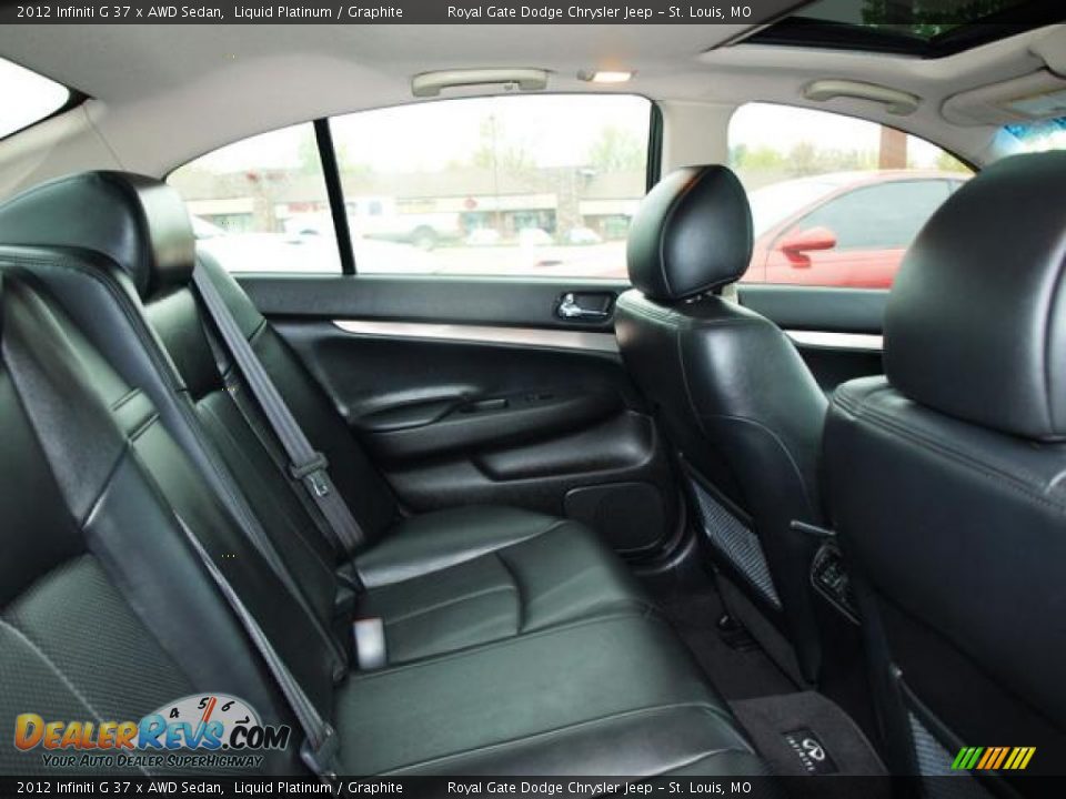 2012 Infiniti G 37 x AWD Sedan Liquid Platinum / Graphite Photo #9