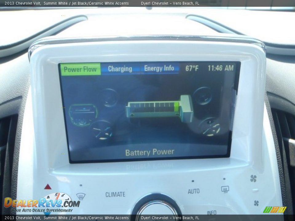 2013 Chevrolet Volt Summit White / Jet Black/Ceramic White Accents Photo #14