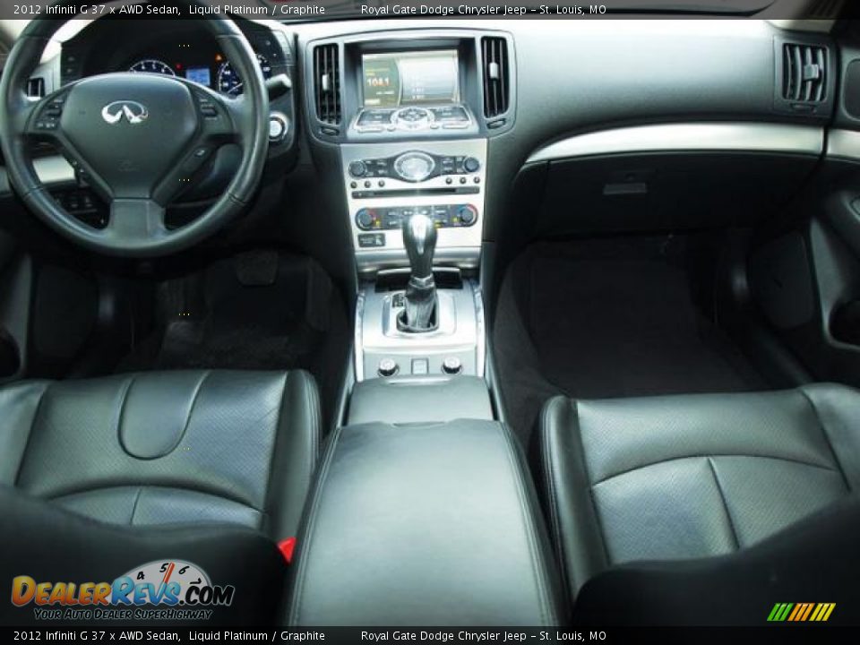 2012 Infiniti G 37 x AWD Sedan Liquid Platinum / Graphite Photo #10