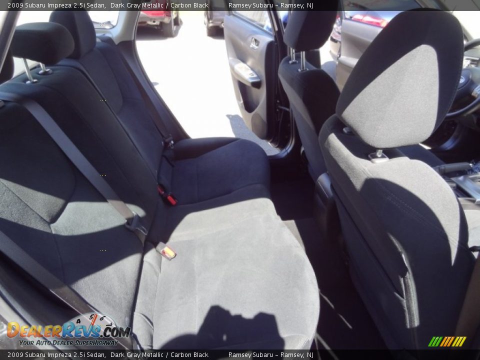 2009 Subaru Impreza 2.5i Sedan Dark Gray Metallic / Carbon Black Photo #21