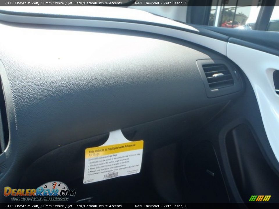 2013 Chevrolet Volt Summit White / Jet Black/Ceramic White Accents Photo #16