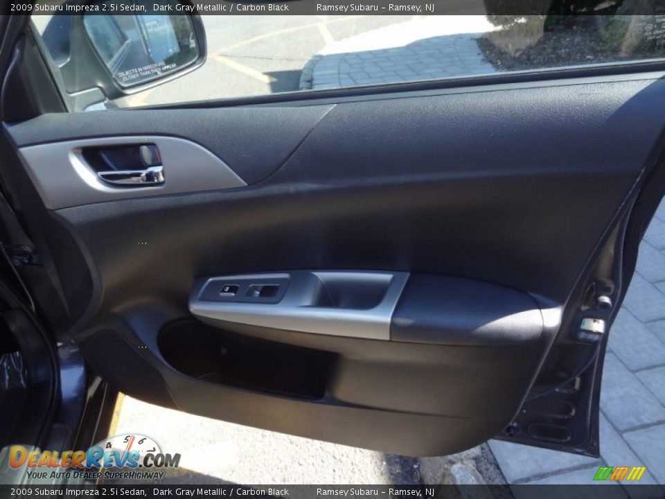 2009 Subaru Impreza 2.5i Sedan Dark Gray Metallic / Carbon Black Photo #23