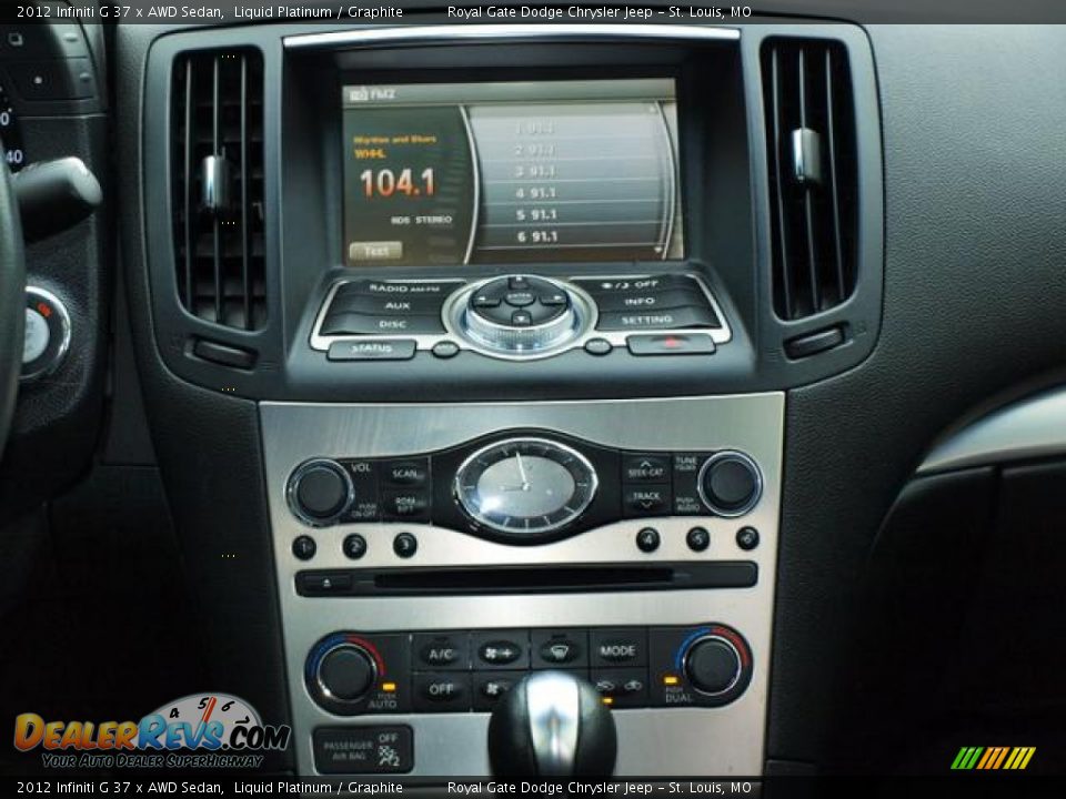 2012 Infiniti G 37 x AWD Sedan Liquid Platinum / Graphite Photo #12