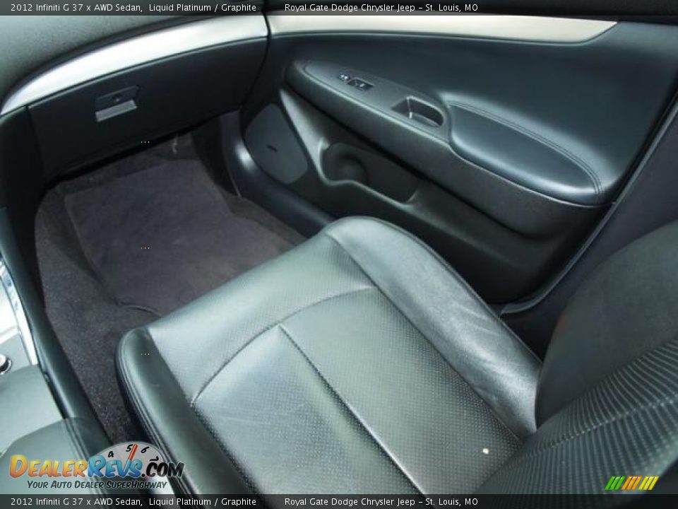 2012 Infiniti G 37 x AWD Sedan Liquid Platinum / Graphite Photo #13