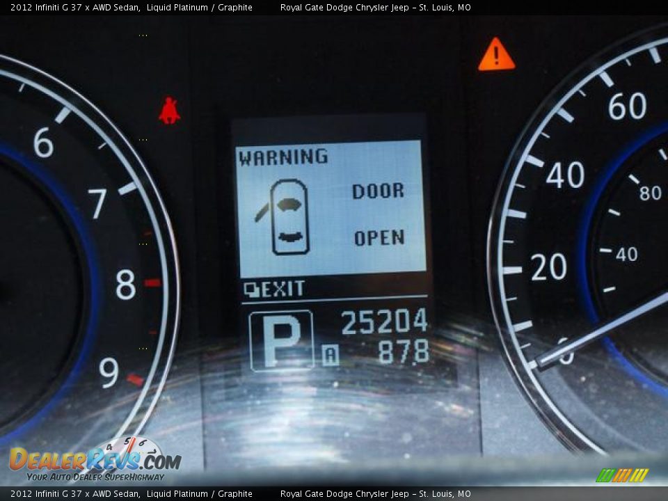 2012 Infiniti G 37 x AWD Sedan Liquid Platinum / Graphite Photo #14
