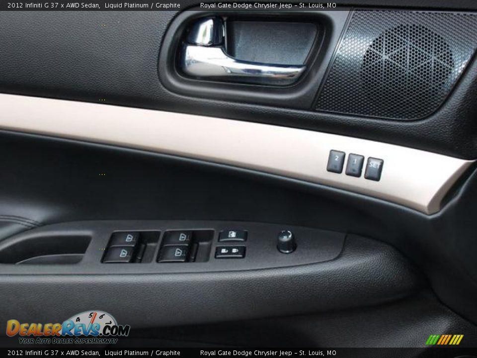 2012 Infiniti G 37 x AWD Sedan Liquid Platinum / Graphite Photo #15