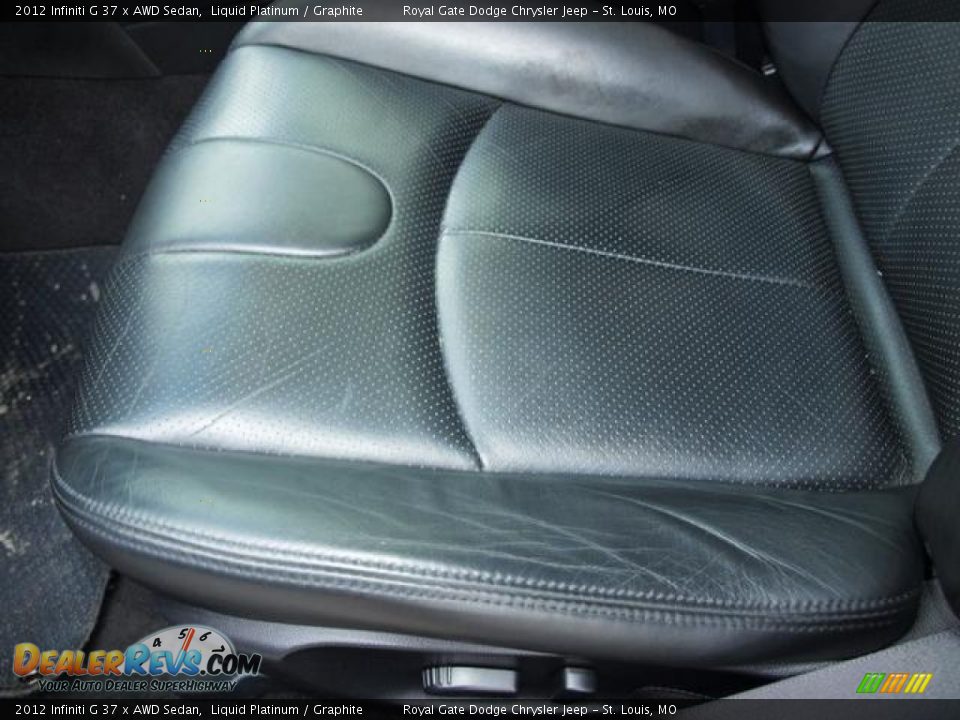 2012 Infiniti G 37 x AWD Sedan Liquid Platinum / Graphite Photo #16