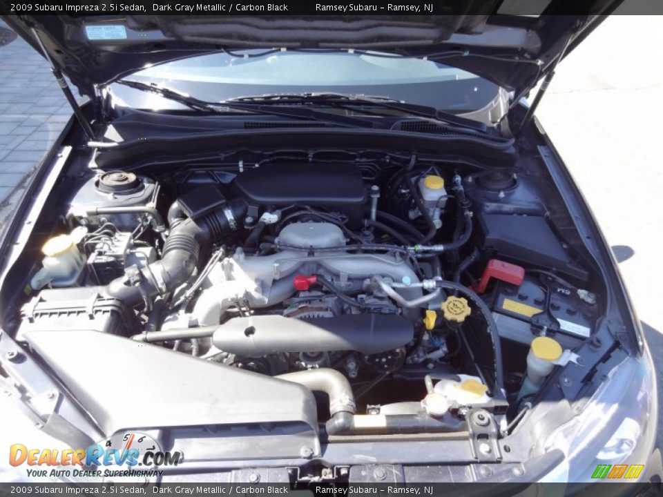 2009 Subaru Impreza 2.5i Sedan Dark Gray Metallic / Carbon Black Photo #31