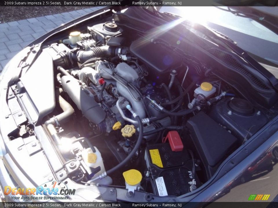 2009 Subaru Impreza 2.5i Sedan Dark Gray Metallic / Carbon Black Photo #32