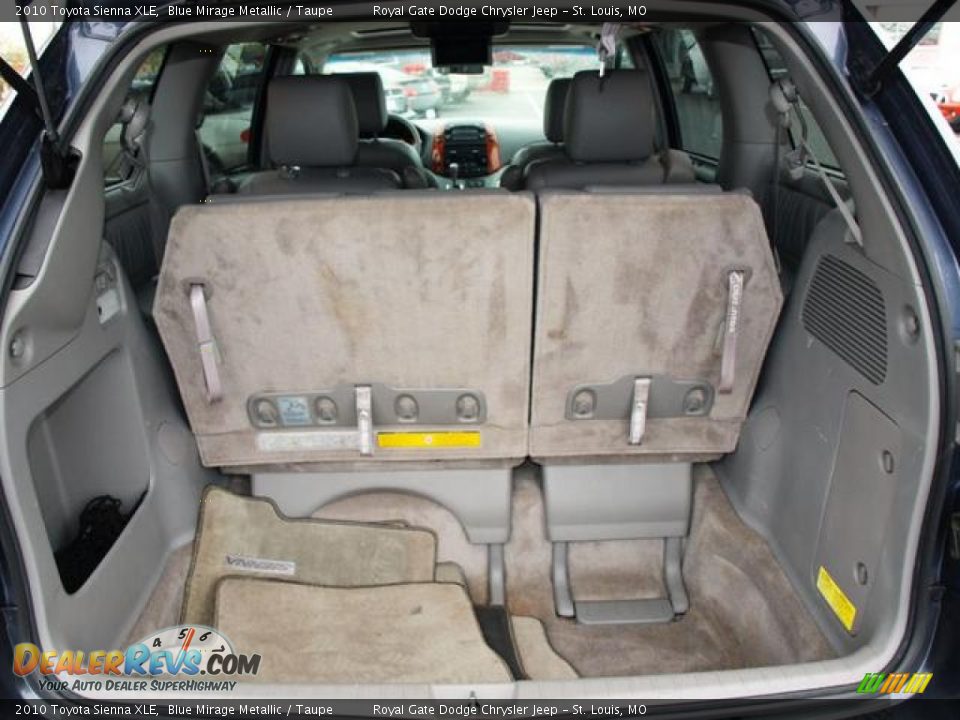 2010 Toyota Sienna XLE Blue Mirage Metallic / Taupe Photo #6