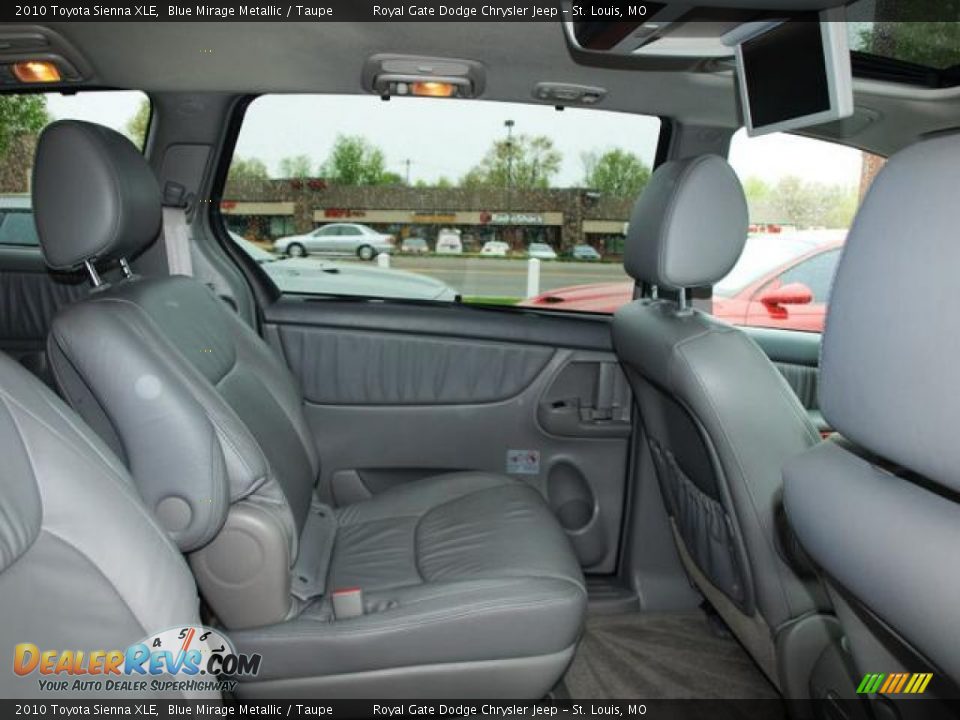 2010 Toyota Sienna XLE Blue Mirage Metallic / Taupe Photo #8