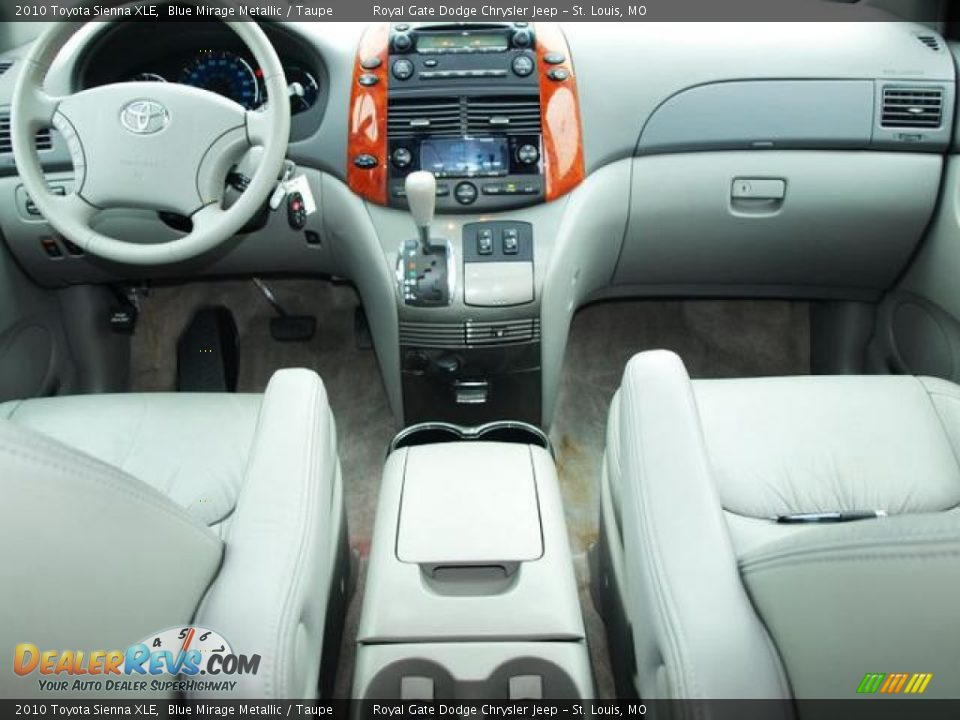 2010 Toyota Sienna XLE Blue Mirage Metallic / Taupe Photo #10