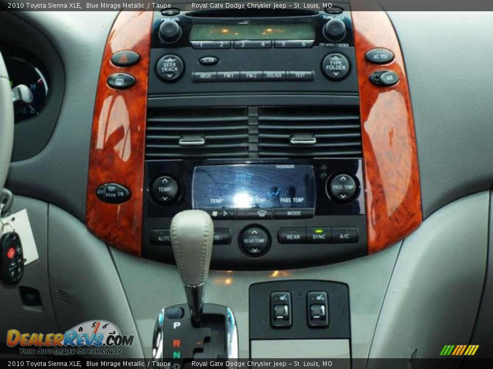 2010 Toyota Sienna XLE Blue Mirage Metallic / Taupe Photo #12