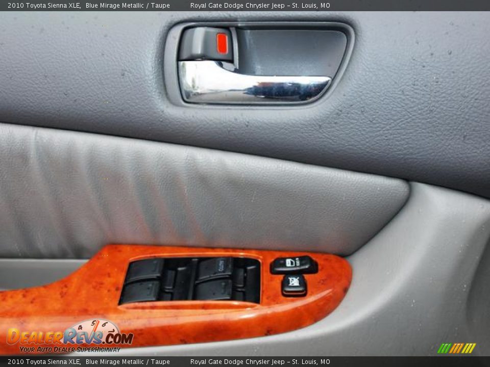 2010 Toyota Sienna XLE Blue Mirage Metallic / Taupe Photo #15