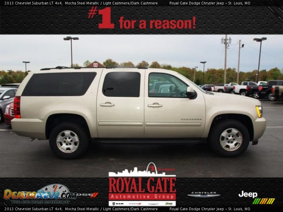 2013 Chevrolet Suburban LT 4x4 Mocha Steel Metallic / Light Cashmere/Dark Cashmere Photo #1