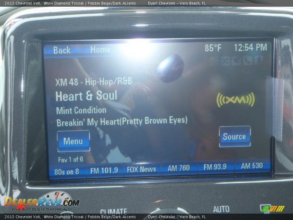 2013 Chevrolet Volt White Diamond Tricoat / Pebble Beige/Dark Accents Photo #14