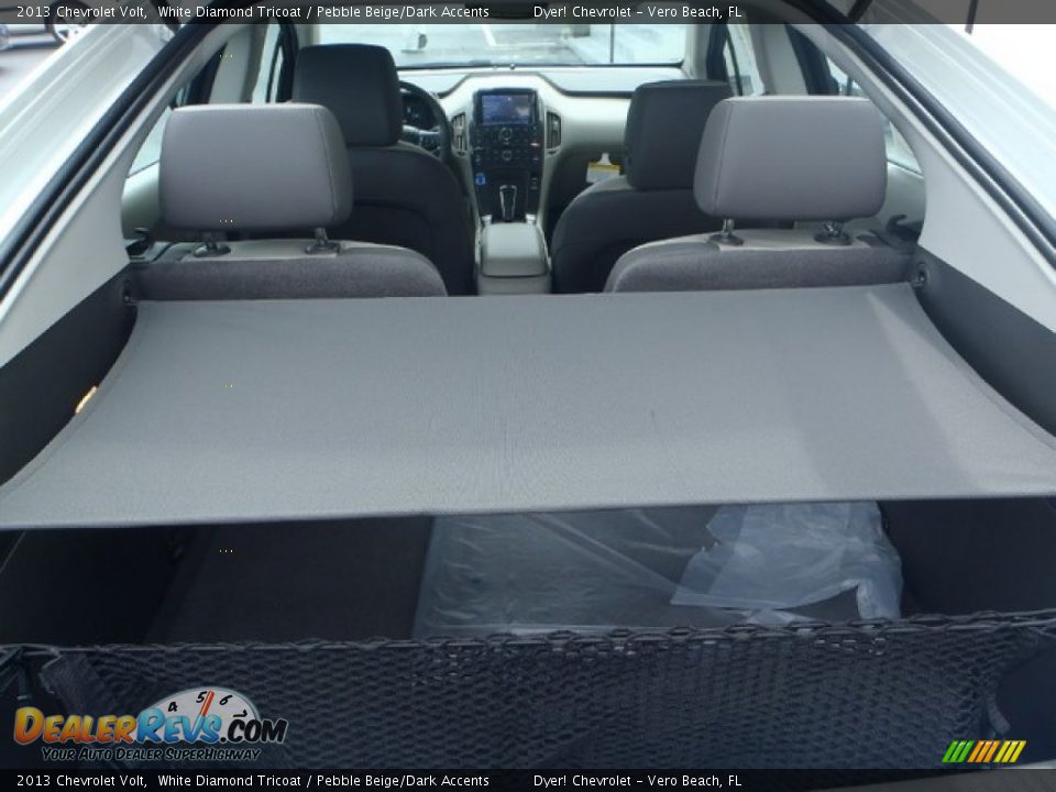 2013 Chevrolet Volt White Diamond Tricoat / Pebble Beige/Dark Accents Photo #19