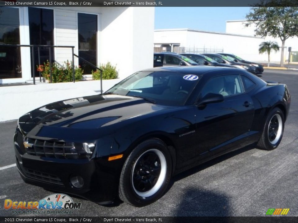2013 Chevrolet Camaro LS Coupe Black / Gray Photo #1