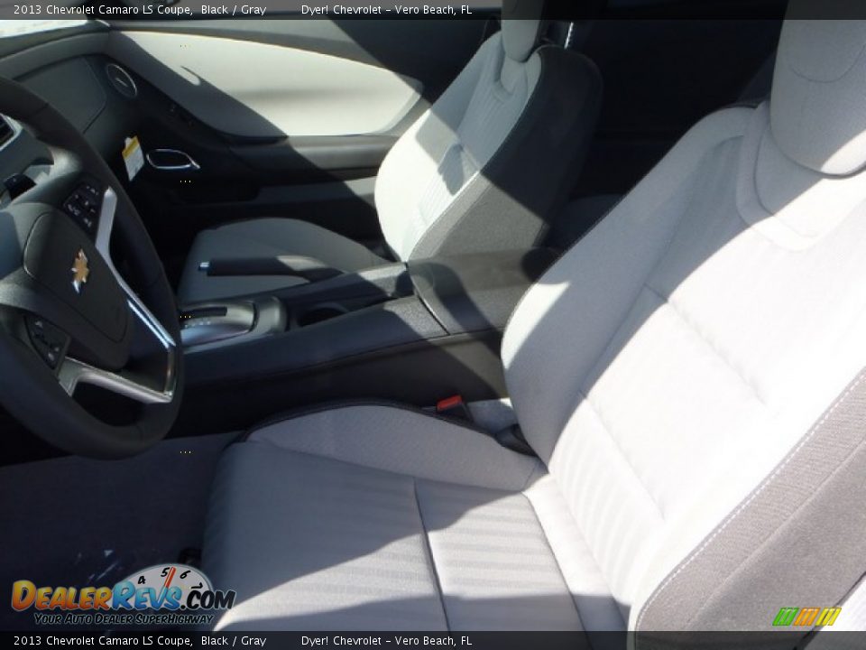 2013 Chevrolet Camaro LS Coupe Black / Gray Photo #9