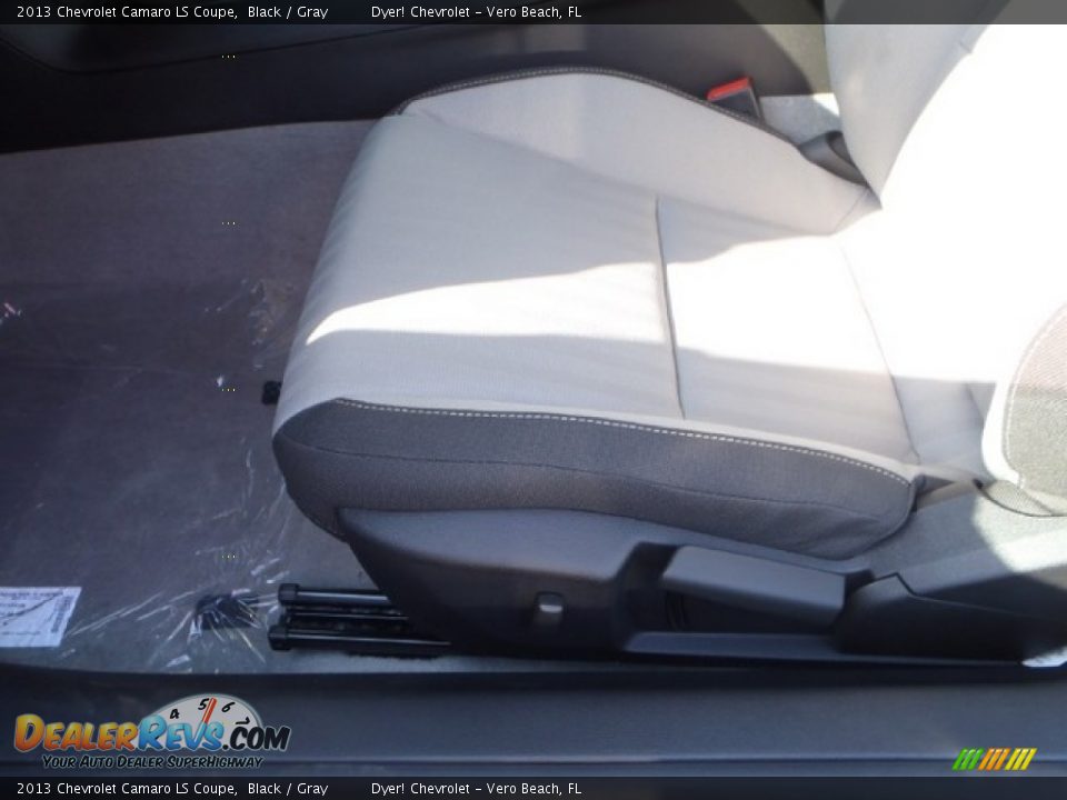 2013 Chevrolet Camaro LS Coupe Black / Gray Photo #10