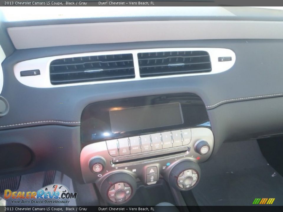2013 Chevrolet Camaro LS Coupe Black / Gray Photo #13