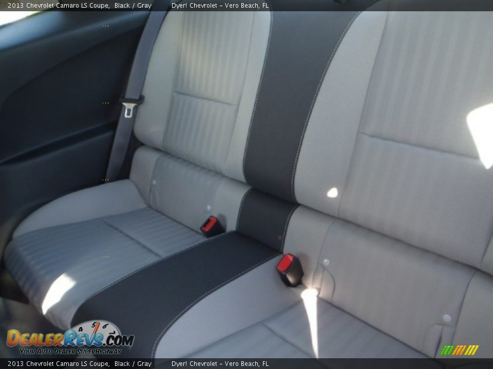2013 Chevrolet Camaro LS Coupe Black / Gray Photo #15