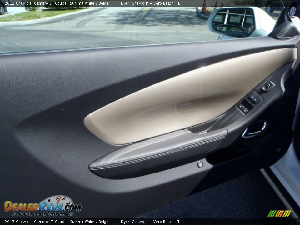 2013 Chevrolet Camaro LT Coupe Summit White / Beige Photo #8