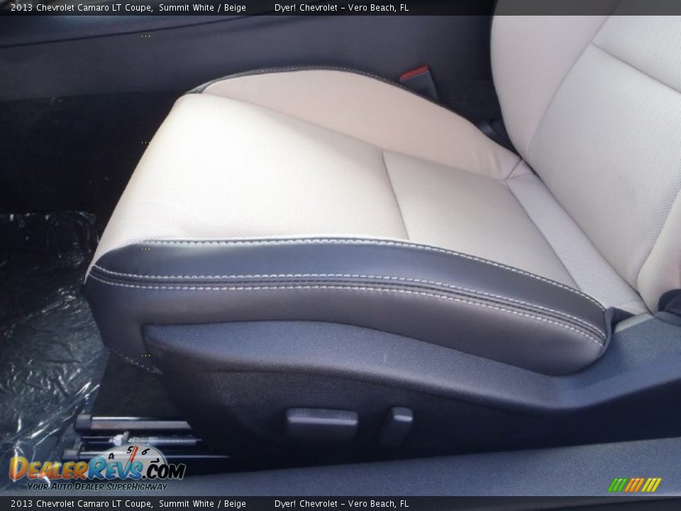 2013 Chevrolet Camaro LT Coupe Summit White / Beige Photo #11