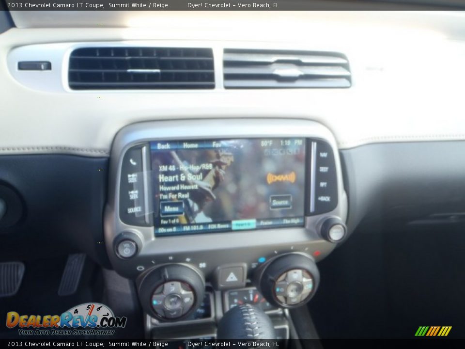 2013 Chevrolet Camaro LT Coupe Summit White / Beige Photo #14