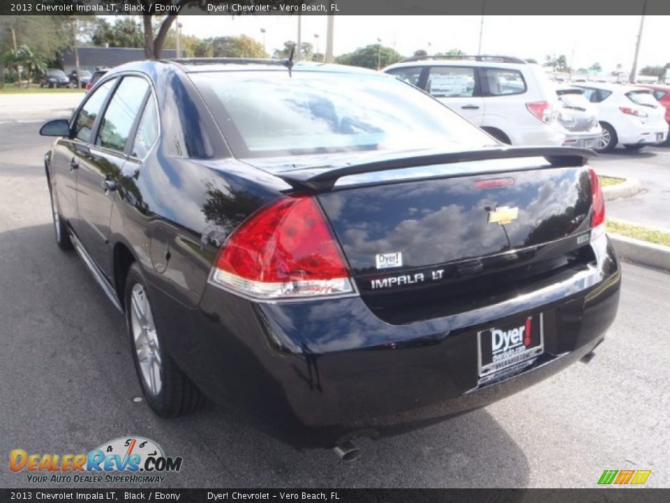 2013 Chevrolet Impala LT Black / Ebony Photo #4