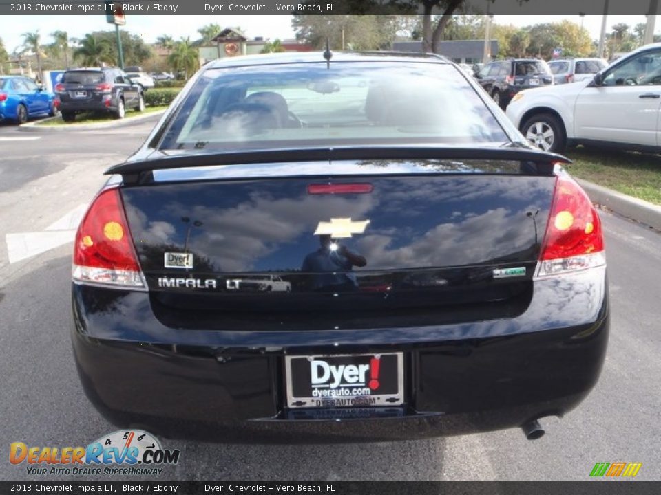 2013 Chevrolet Impala LT Black / Ebony Photo #5