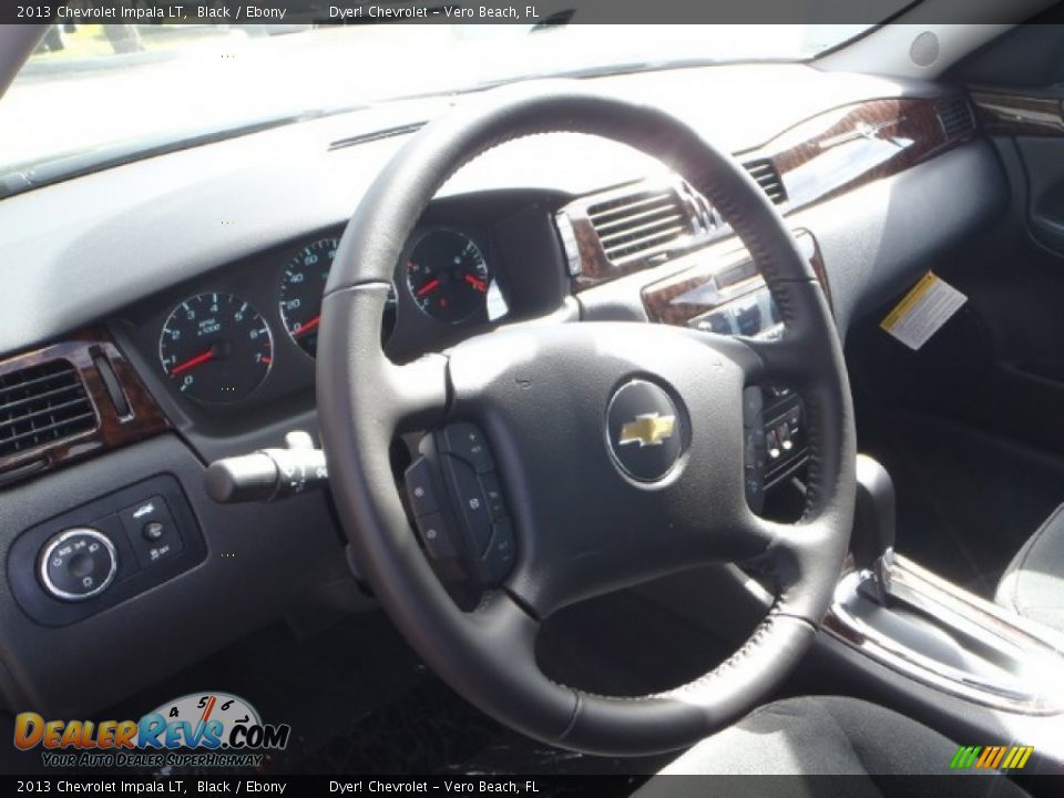 2013 Chevrolet Impala LT Black / Ebony Photo #11