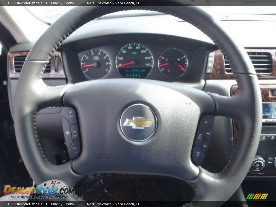 2013 Chevrolet Impala LT Black / Ebony Photo #12