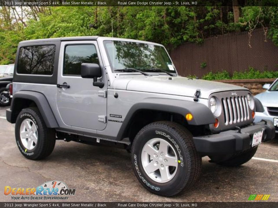 2013 Jeep Wrangler Sport S 4x4 Billet Silver Metallic / Black Photo #2