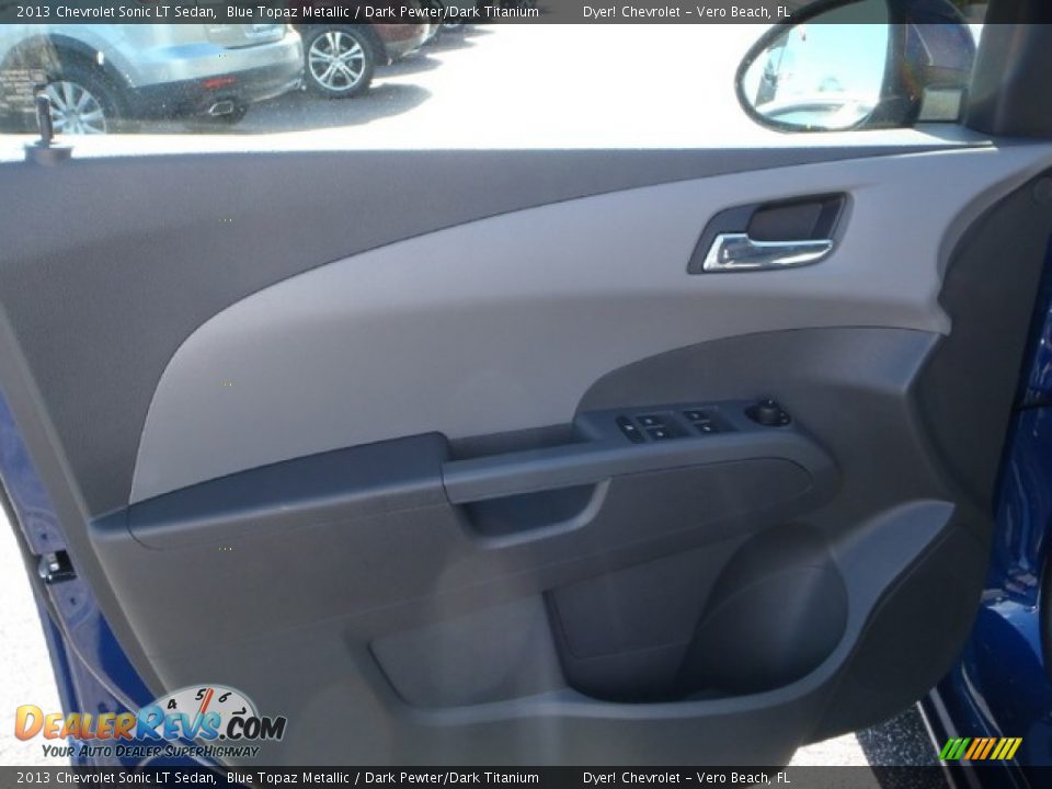 2013 Chevrolet Sonic LT Sedan Blue Topaz Metallic / Dark Pewter/Dark Titanium Photo #8