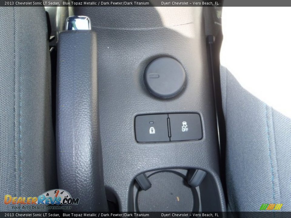 2013 Chevrolet Sonic LT Sedan Blue Topaz Metallic / Dark Pewter/Dark Titanium Photo #14