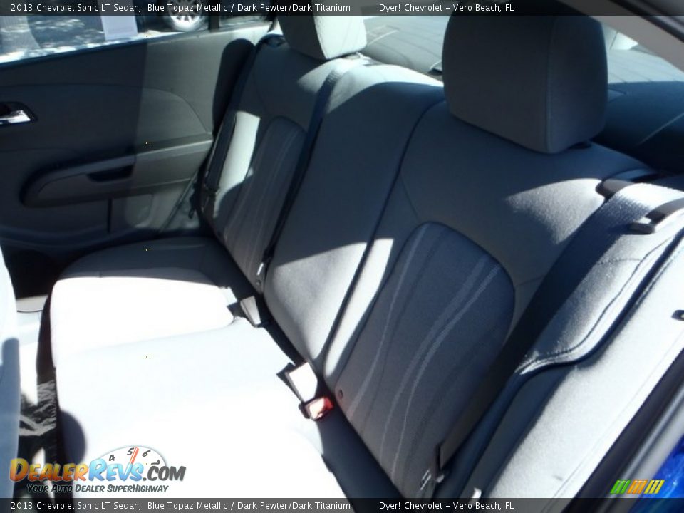 2013 Chevrolet Sonic LT Sedan Blue Topaz Metallic / Dark Pewter/Dark Titanium Photo #16